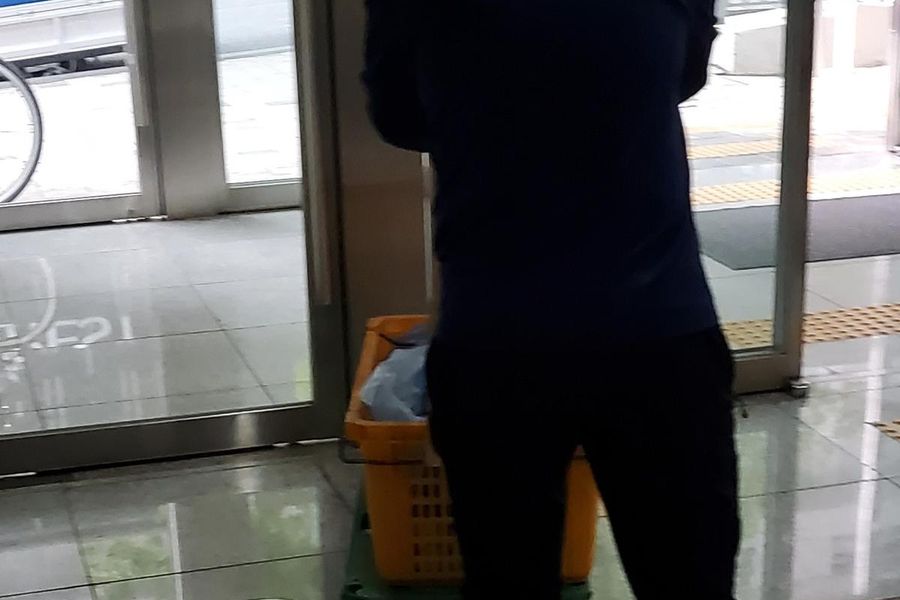 경기 당일 작업 현장