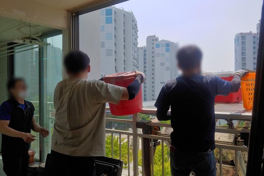 화성시 작업 구역 현장